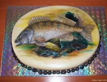 Удивительный торт для рыбака «Осетр